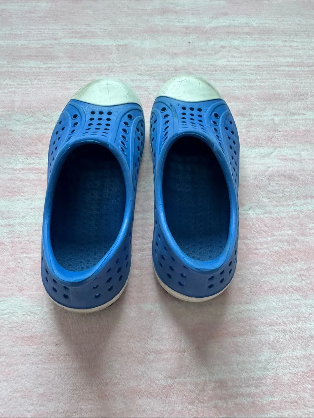 wonder nation Blue Slip-On Water Shoes with White Toe Cap